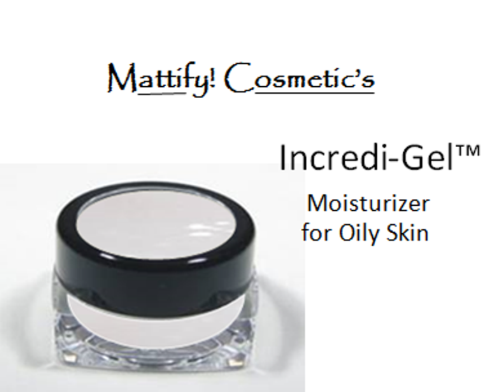 Incredi Gel Moisturizer for Oily Skin: Vegan Hydrator with Aloe Vera & Essential Oils for Acne Prone Skin, Light Weight and Oil-Free